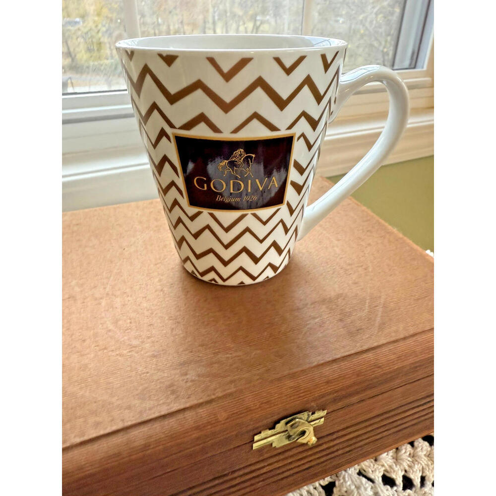 Godiva Chocolate Logo Belgium 1926 Coffee Mug -Rare!